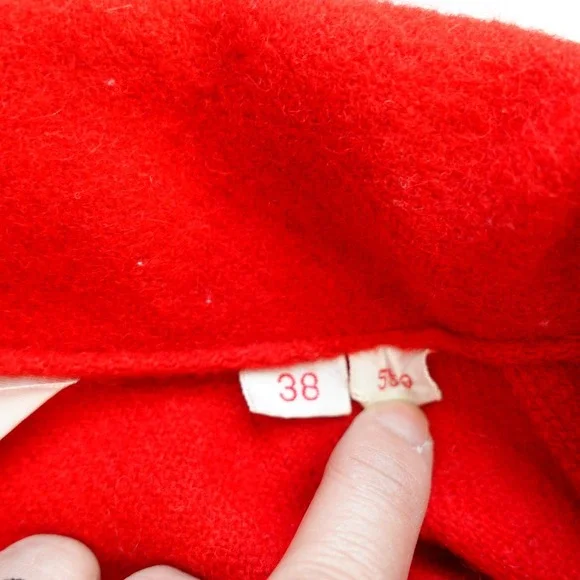 Vintage BSA Jac Shirt Jacket Mens S 38 Red Wool‎ Chore 50s Boy Scout of America